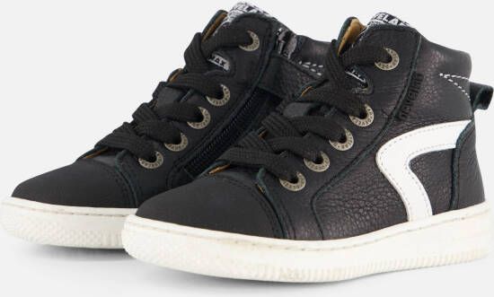 Develab leren sneakers zwart Jongens Leer 21 | Sneaker van