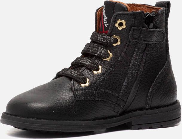 Develab Veterboots Zwart Leer 022301 Dames