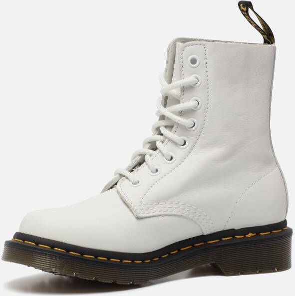 Dr Martens Dr. Martens 1460 PASCAL OPTICAL WHITE VIRA Volwassenen VeterlaarzenHalf hoge schoenen Kleur Wit beige