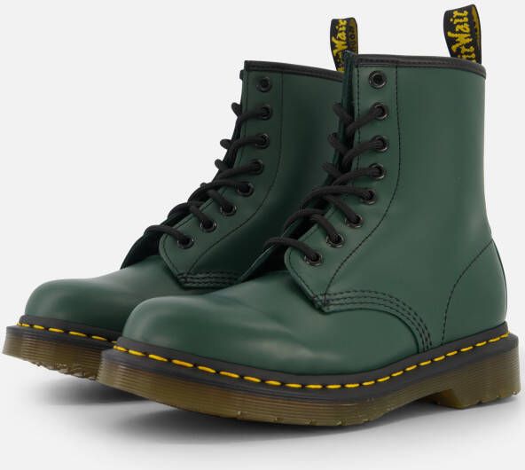 Dr. Martens 1460 Smooth dames leren veterboots Groen Echt leer