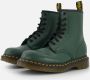 Dr. Martens 1460 Smooth dames leren veterboots Groen Echt leer - Thumbnail 2