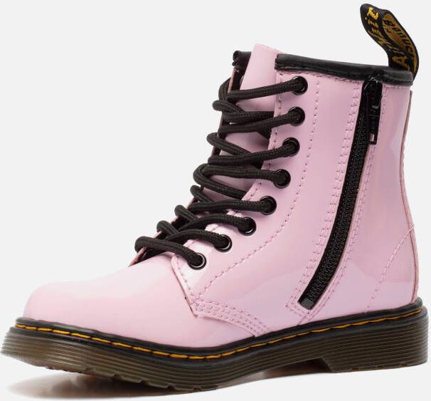 Dr. Martens Juniors Lace Veterboots roze Lak