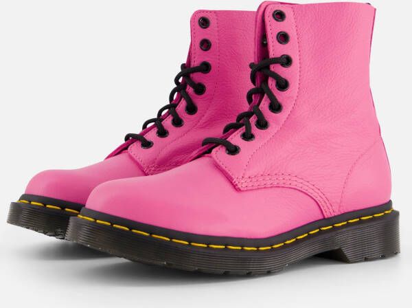 Dr. Martens Veterboots roze Leer Dames