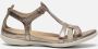 Ecco Sandalen Flash zomerschoen sandaal klittenbandschoen in metallic-look - Thumbnail 2