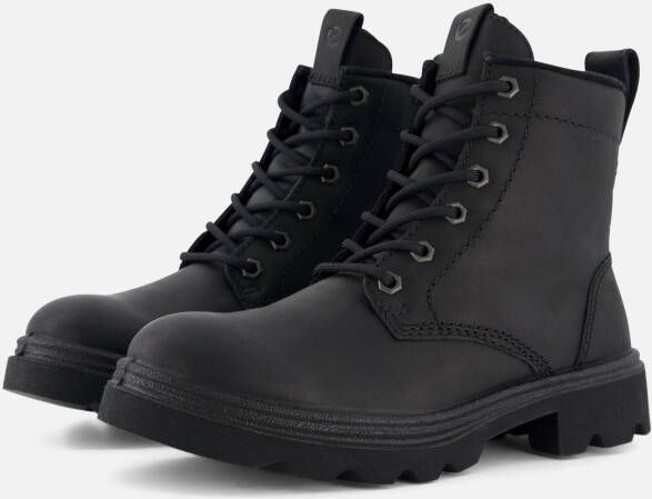 ECCO Grainer W Veterboots zwart Leer