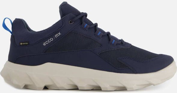 ECCO MX M Low GTX Sneakers Blauw Textiel