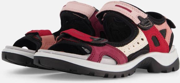 ECCO Offroad Sandalen rood Leer