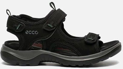 ECCO Offroad leren dames sandalen Zwart Echt leer