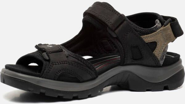 ECCO Offroad Sandalen Zwart Leer