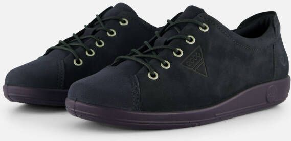 ECCO soft 2.0 206503 12303 donkerblauw nubuck