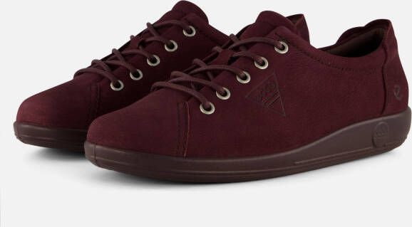 ECCO Soft 2 Sneakers bordeaux Nubuck