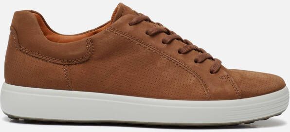 ECCO Soft 7 Sneakers bruin Nubuck Heren - Foto 2