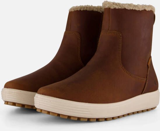 ECCO Soft 7 Tred W Enkellaarsjes cognac Nubuck