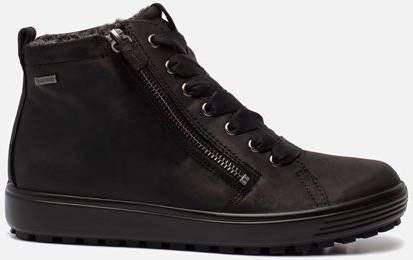 ECCO Soft 7 Tred W Veterboots zwart Nubuck