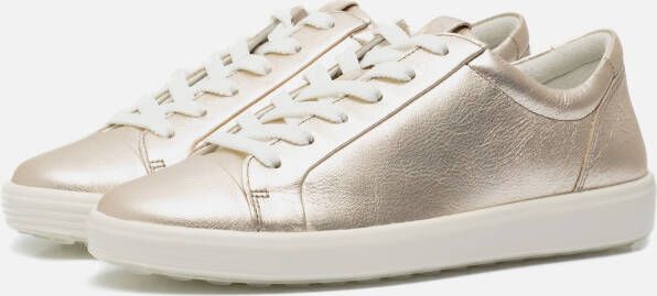 ECCO Soft 7 W Sneakers goud Imitatieleer