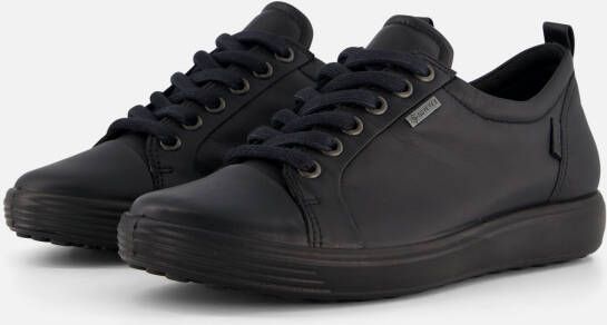 ECCO Soft 7 W veterschoenen zwart Textiel Dames