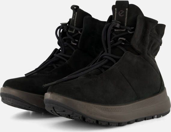 ECCO Solice Veterboots zwart Nubuck