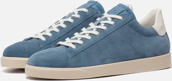 ECCO Street Lite M Sneakers blauw Suede Heren