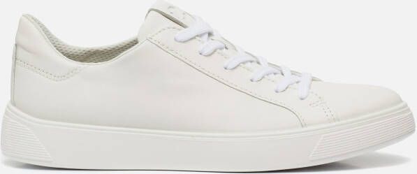 ECCO Street Tray M Sneakers wit Leer Heren