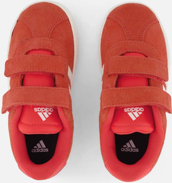 Adidas VL Court 3.0 Sneakers rood Synthetisch