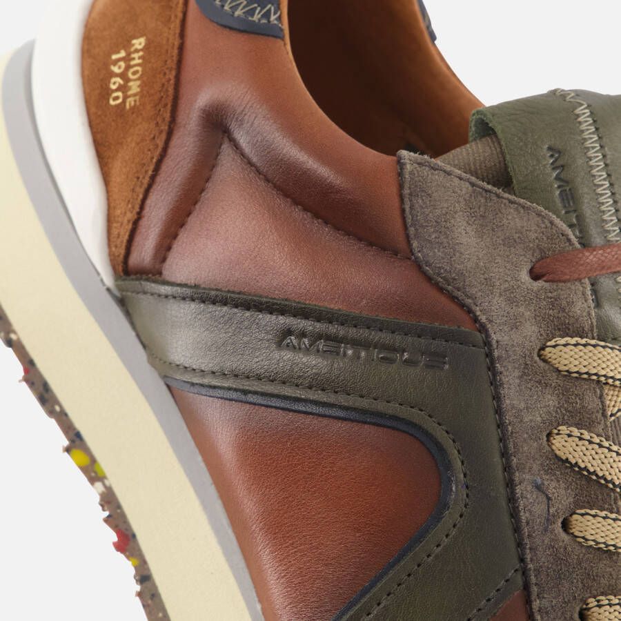 Ambitious Rhome Sneakers cognac Leer