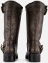 Ann Rocks Hoge Biker boots bruin Synthetisch - Thumbnail 3