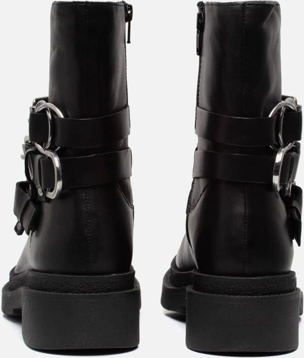 Ann Rocks Biker boots zwart Leer