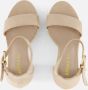 Ann Rocks Sandalen met hak beige Textiel - Thumbnail 3