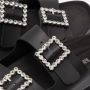 Ann Rocks Sandalen Strass zwart Leer - Thumbnail 5