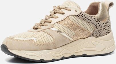 Ann Rocks Sneakers beige Leer 102501