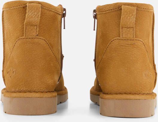 Aqa Enkellaarsjes cognac Nubuck