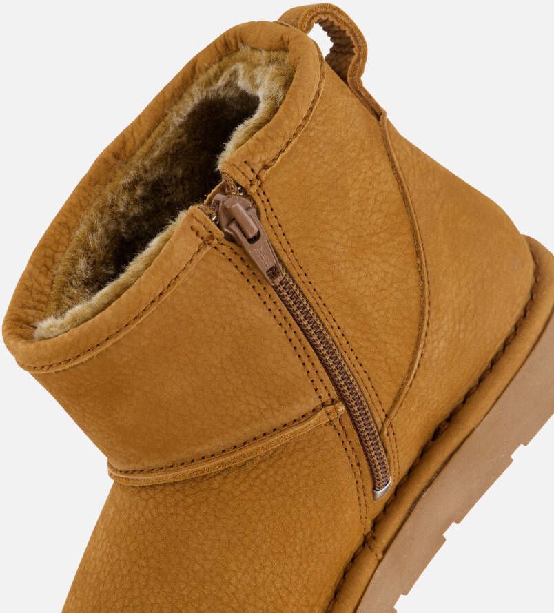 Aqa Enkellaarsjes cognac Nubuck