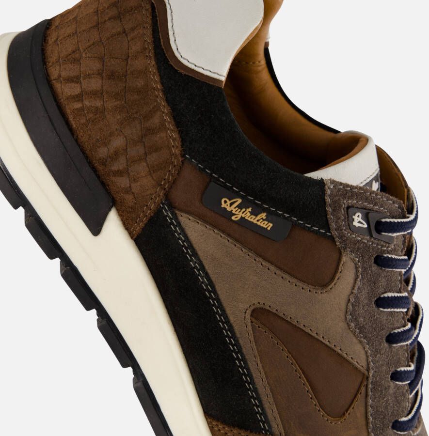 Australian Tiago Sneakers bruin Leer