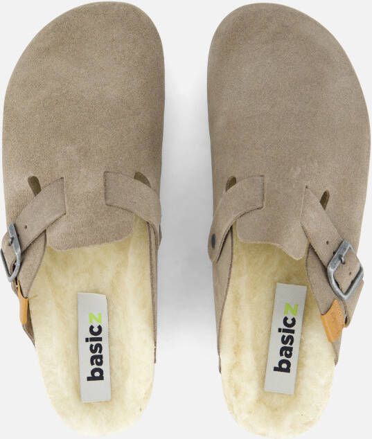 Basicz Instappers taupe Suede