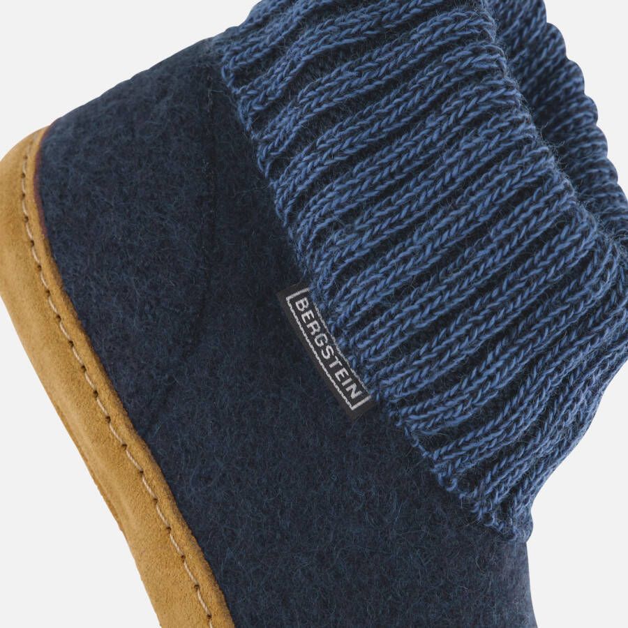 Bergstein cozy lux pantoffels blauw