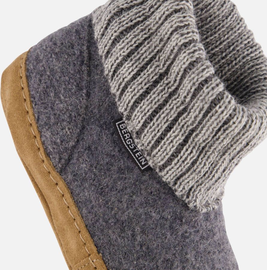 Bergstein cozy lux pantoffels grijs