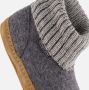 Bergstein Cozy Lux Pantoffels Sloffen Kids Grijs - Thumbnail 16