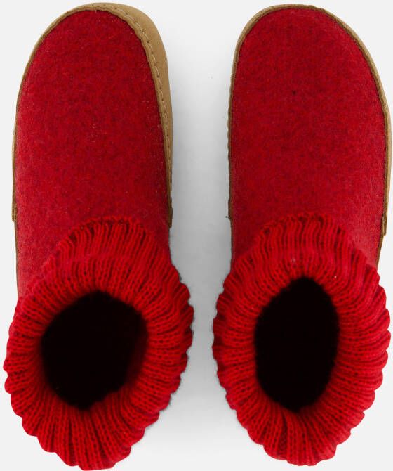 Bergstein cozy lux pantoffels rood