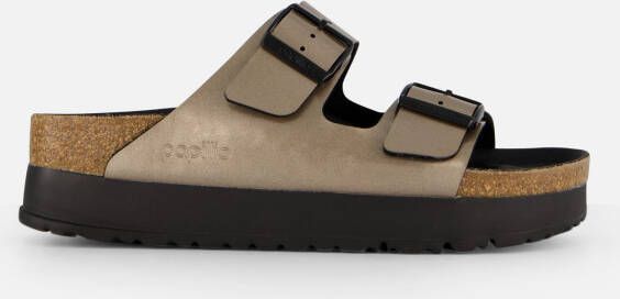 Papillio Pappillio Birkenstock Arizona Metallic taupe