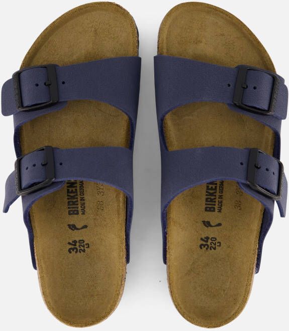 Birkenstock Arizona Sippers blauw Imitatieleer