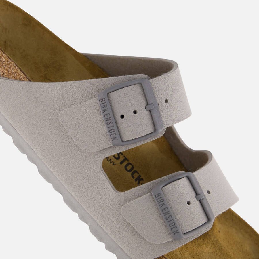 Birkenstock Arizona Slippers grijs Imitatieleer