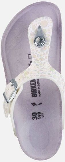 Birkenstock Gizeh Stone slippers wit