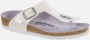 Birkenstock Meisjes Slippers Gizeh Kids Wit - Thumbnail 4