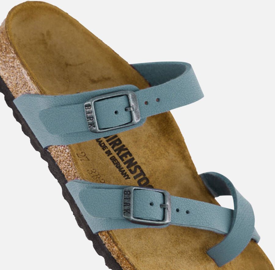 Birkenstock Mayari Kids Slippers blauw Nubuck