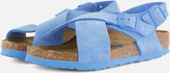 Birkenstock Tulum Sandalen blauw Suede