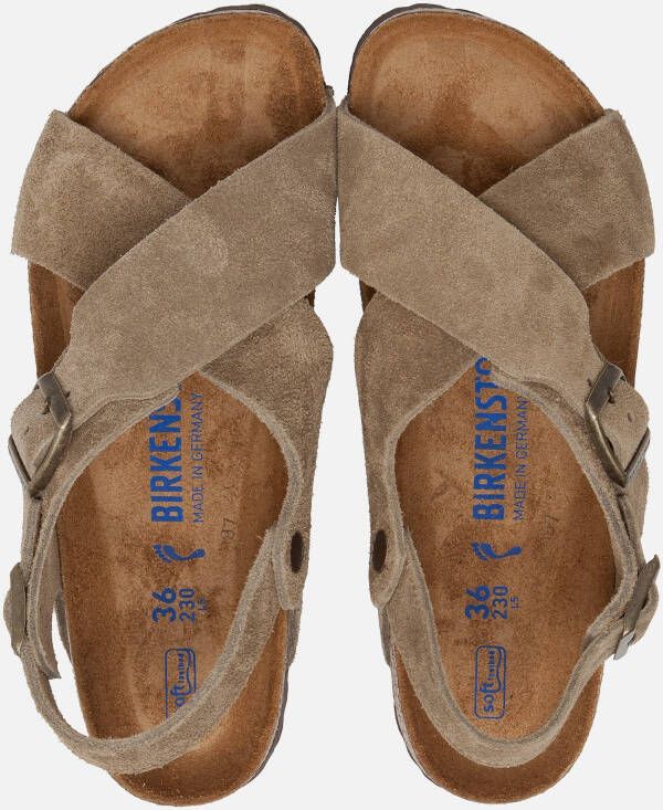 Birkenstock Tulum Sandalen taupe Suede