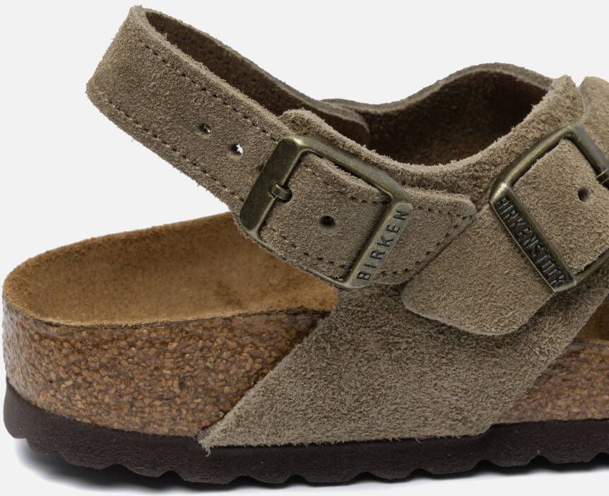 Birkenstock Tulum Sandalen taupe Suede