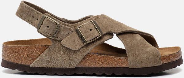 Birkenstock Tulum Sandalen taupe Suede