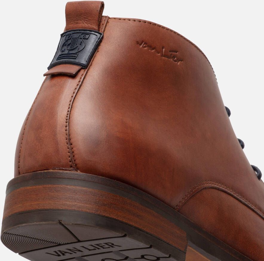 Bugatti Caj Veterschoenen cognac Leer