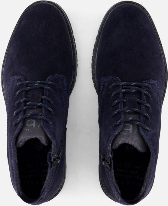 Bugatti Caj Veterschoenen blauw Suede